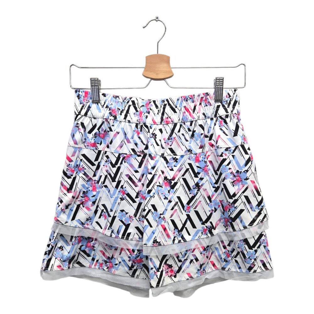 Lucky In Love Women’s High Waist Wild Bloom Golf Skort Small Multicolor NWT